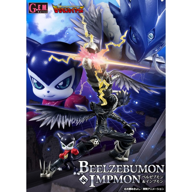 G.E.M Series - Beelzebumon & Impmon [Reissue] | Digimon Adventure [Megahouse]