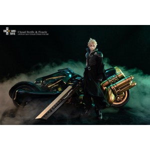 1/6 Scale Collectible Figure GT-006C - Cloud Strife + Fenrir Set of 2 | Final Fantasy VII Advent Children [GameToys]
