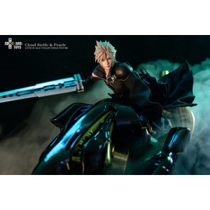 1/6 Scale Collectible Figure GT-006C - Cloud Strife + Fenrir Set of 2 | Final Fantasy VII Advent Children [GameToys]