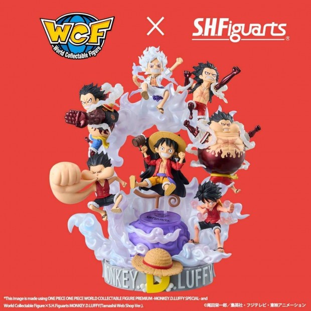One Piece WCF Premium -Monkey D. Luffy Special- + WCFxSHF - Monkey D. Luffy (Tamashii Web Shop Ver.) | One Piece [Bandai]