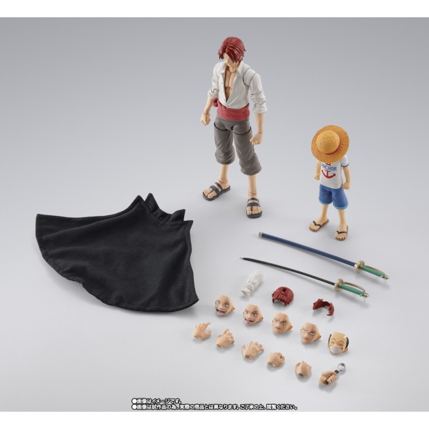 SH Figuarts - Shanks & Monkey D. Luffy (Kid Era) | One Piece [Bandai]