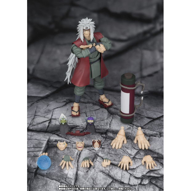 SH Figuarts - Jiraiya -Hidden Leaf Heroic Master Sage- (Sage Mode Set) | Naruto Shippuden [Bandai]