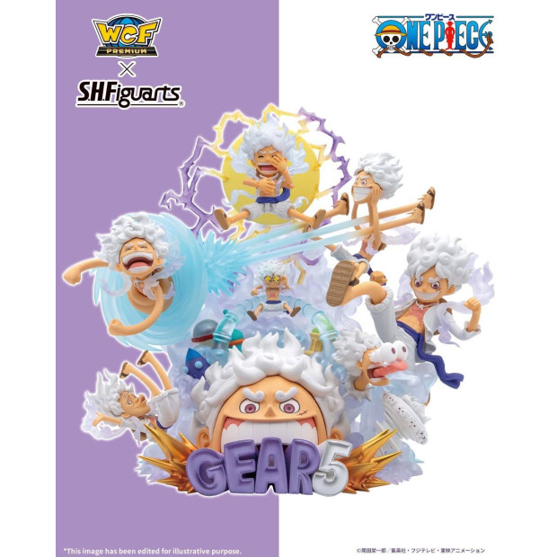 One Piece WCF Premium - Monkey D. Luffy -GEAR 5 Special- + WCFxSHF - Monkey D. Luffy (Gear 5) | One Piece [Bandai]