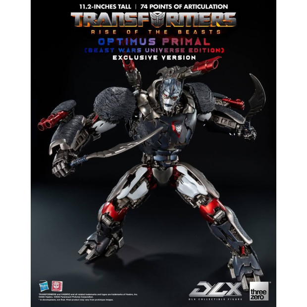 DLX Scale Collectible Figure - Optimus Primal (Beast Wars Universe Edition) (SGCC 2025 Exclusive) | Transformers [Threezero]