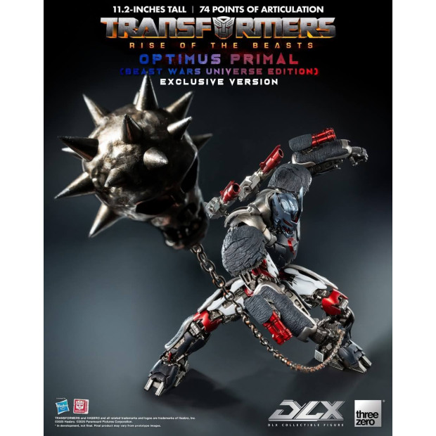 DLX Scale Collectible Figure - Optimus Primal (Beast Wars Universe Edition) (SGCC 2025 Exclusive) | Transformers [Threezero]