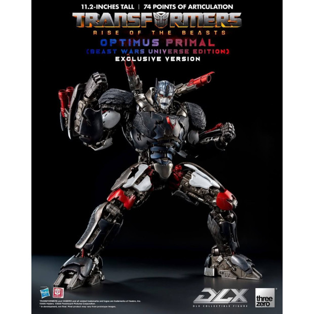 DLX Scale Collectible Figure - Optimus Primal (Beast Wars Universe Edition) (SGCC 2025 Exclusive) | Transformers [Threezero]