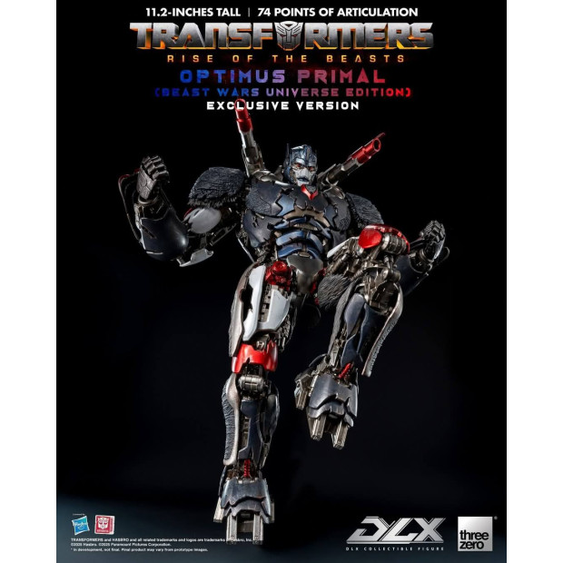 DLX Scale Collectible Figure - Optimus Primal (Beast Wars Universe Edition) (SGCC 2025 Exclusive) | Transformers [Threezero]