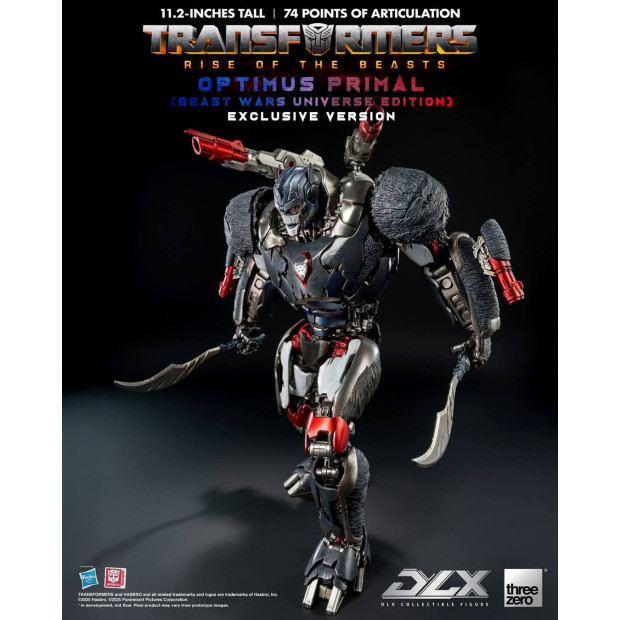 DLX Scale Collectible Figure - Optimus Primal (Beast Wars Universe Edition) (SGCC 2025 Exclusive) | Transformers [Threezero]