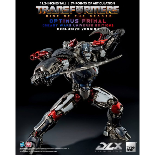DLX Scale Collectible Figure - Optimus Primal (Beast Wars Universe Edition) (SGCC 2025 Exclusive) | Transformers [Threezero]