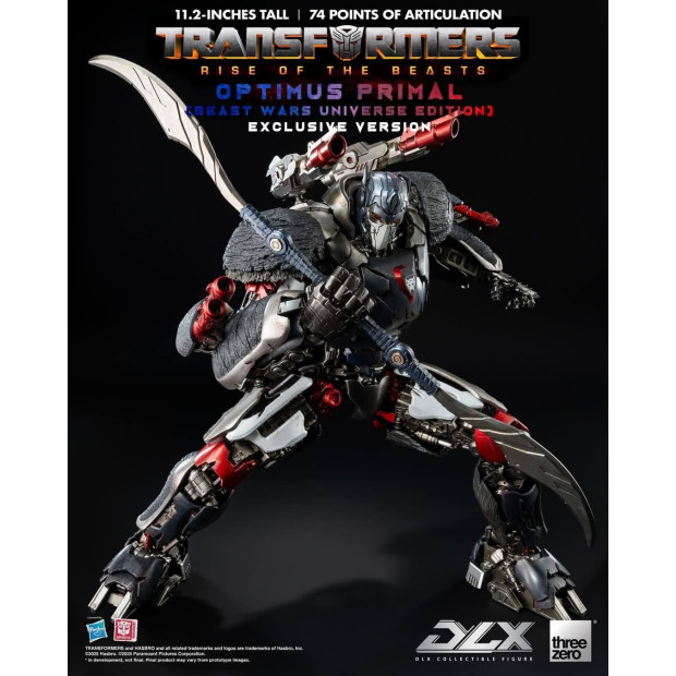 DLX Scale Collectible Figure - Optimus Primal (Beast Wars Universe Edition) (SGCC 2025 Exclusive) | Transformers [Threezero]
