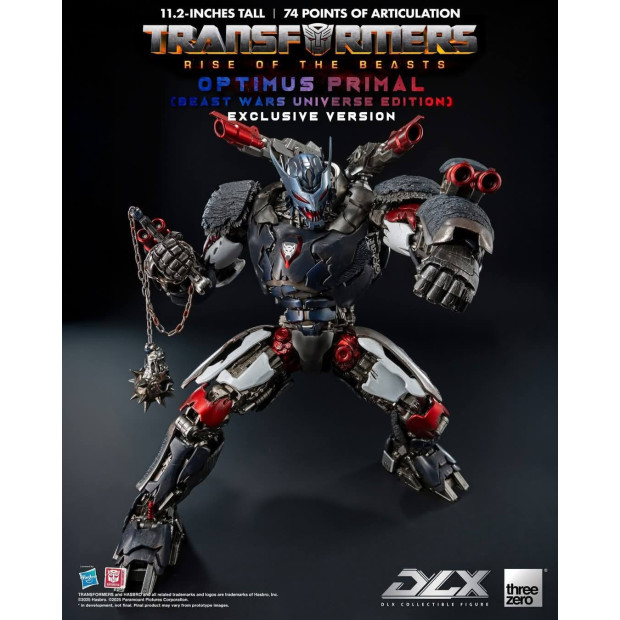 DLX Scale Collectible Figure - Optimus Primal (Beast Wars Universe Edition) (SGCC 2025 Exclusive) | Transformers [Threezero]