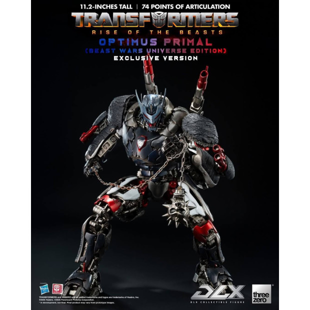 DLX Scale Collectible Figure - Optimus Primal (Beast Wars Universe Edition) (SGCC 2025 Exclusive) | Transformers [Threezero]