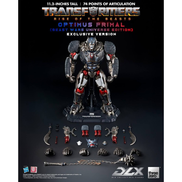 DLX Scale Collectible Figure - Optimus Primal (Beast Wars Universe Edition) (SGCC 2025 Exclusive) | Transformers [Threezero]