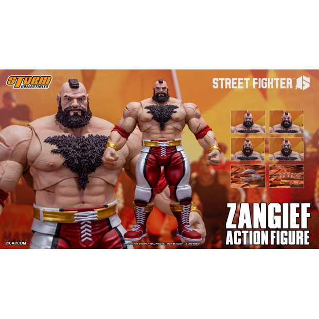 1/12 Scale Action Figure - Zangief | Street Fighter Series [Storm Collectibles]