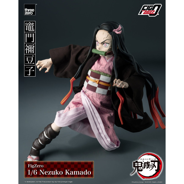 FigZero 1/6th Scale Collectible Figure - Nezuko Kamado | Demon Slayer: Kimetsu no Yaiba [Threezero]