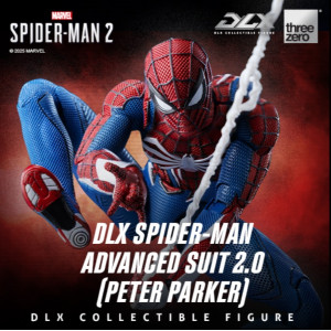 DLX Collectible Figure - Spider-Man Advanced Suit 2.0 (Peter Parker) | MARVEL [Threezero]
