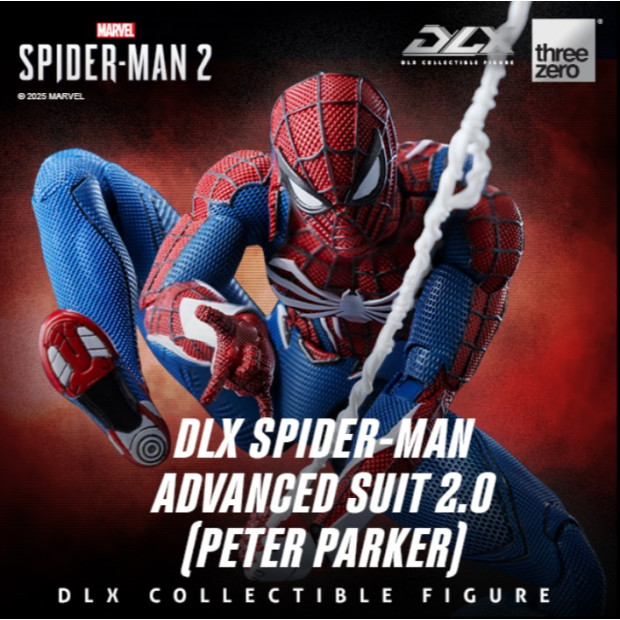 DLX Collectible Figure - Spider-Man Advanced Suit 2.0 (Peter Parker) | MARVEL [Threezero]