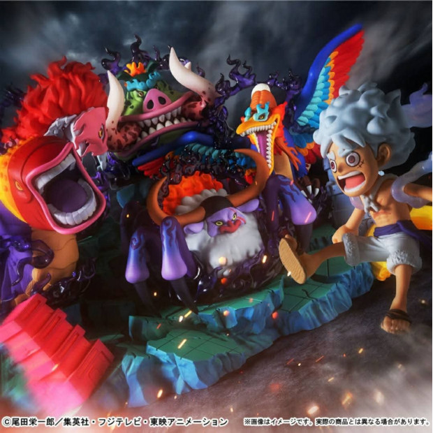 One Piece WCF Premium - Monkey D. Luffy -GEAR5- VS Five Elders | One Piece [Bandai]
