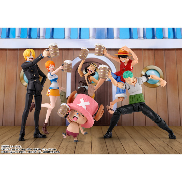 SH Figuarts - Banquet Party Set -Straw Hat Crew- | One Piece [Bandai]