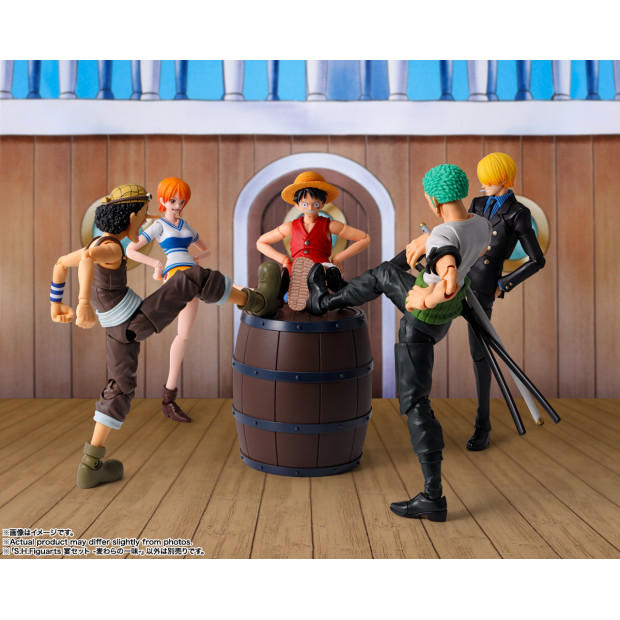 SH Figuarts - Banquet Party Set -Straw Hat Crew- | One Piece [Bandai]