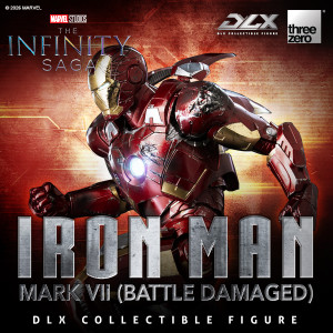 DLX Scale - Iron Man Mark 7 (Battle Damaged) | MARVEL [Threezero]