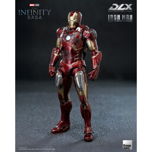 DLX Scale - Iron Man Mark 7 (Battle Damaged) | MARVEL [Threezero]
