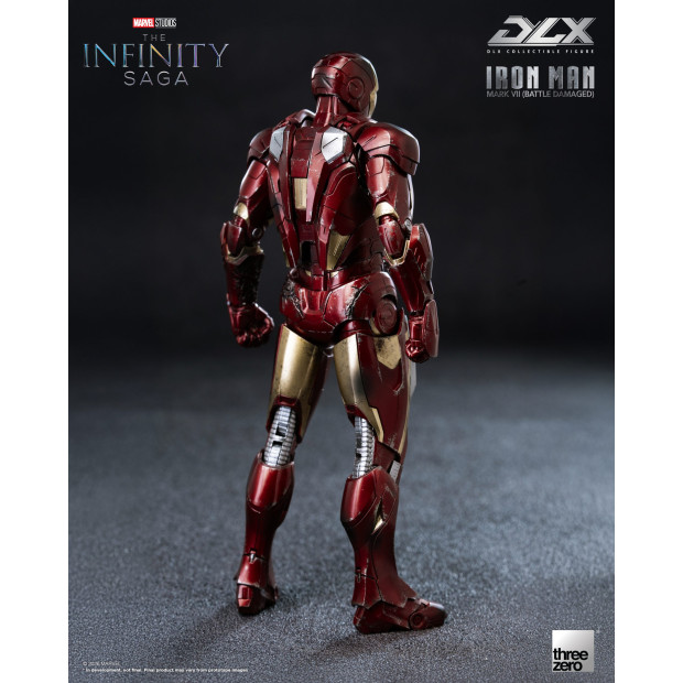 DLX Scale - Iron Man Mark 7 (Battle Damaged) | MARVEL [Threezero]