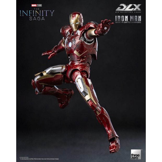 DLX Scale - Iron Man Mark 7 (Battle Damaged) | MARVEL [Threezero]