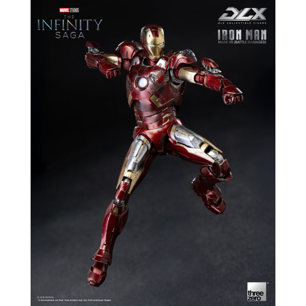 DLX Scale - Iron Man Mark 7 (Battle Damaged) | MARVEL [Threezero]