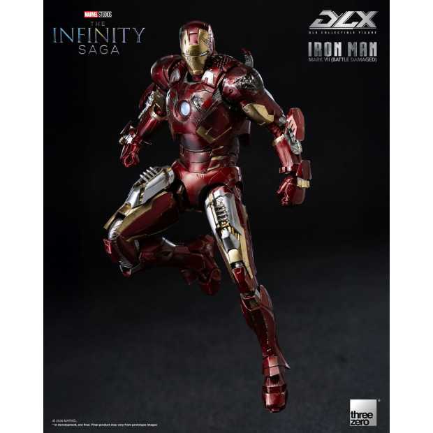 DLX Scale - Iron Man Mark 7 (Battle Damaged) | MARVEL [Threezero]