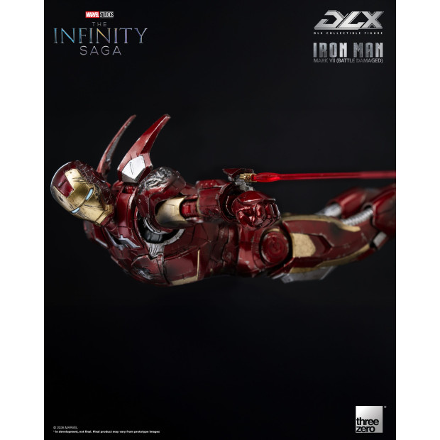 DLX Scale - Iron Man Mark 7 (Battle Damaged) | MARVEL [Threezero]