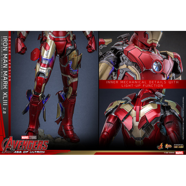 Movie Masterpiece Series Diecast MMS866D81 - Iron Man Mark XLIII (2.0) | MARVEL [Hot Toys]