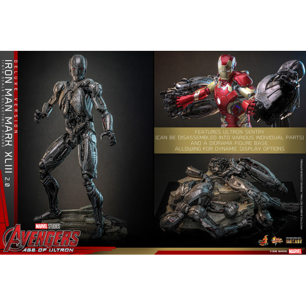 Movie Masterpiece Series Diecast MMS866D81 - Iron Man Mark XLIII (2.0) | MARVEL [Hot Toys]