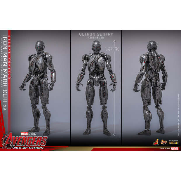 Movie Masterpiece Series Diecast MMS866D81 - Iron Man Mark XLIII (2.0) | MARVEL [Hot Toys]