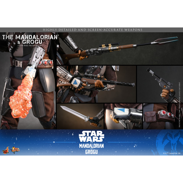 Movie Masterpiece Series MMS871 - The Mandalorian and Grogu | Star Wars Series [Hot Toys]