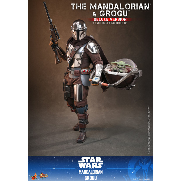 Movie Masterpiece Series MMS872 - The Mandalorian and Grogu (Deluxe Ver.) | Star Wars Series [Hot Toys]