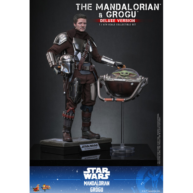 Movie Masterpiece Series MMS872 - The Mandalorian and Grogu (Deluxe Ver.) | Star Wars Series [Hot Toys]