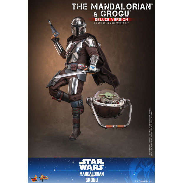 Movie Masterpiece Series MMS872 - The Mandalorian and Grogu (Deluxe Ver.) | Star Wars Series [Hot Toys]