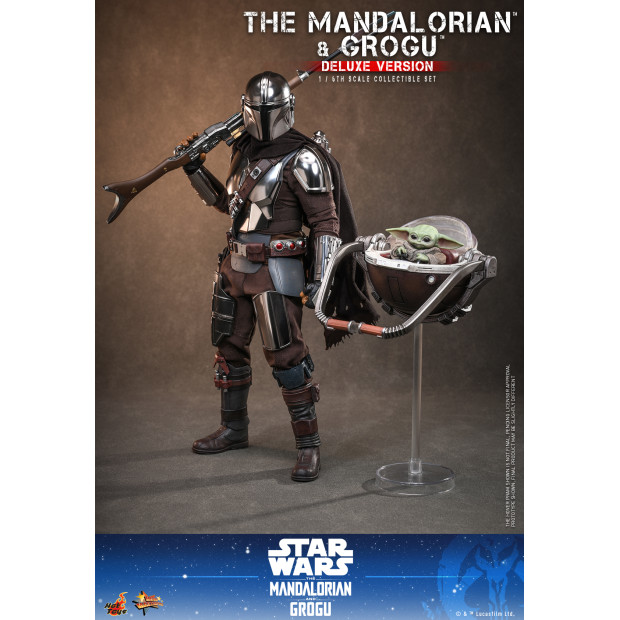 Movie Masterpiece Series MMS872 - The Mandalorian and Grogu (Deluxe Ver.) | Star Wars Series [Hot Toys]