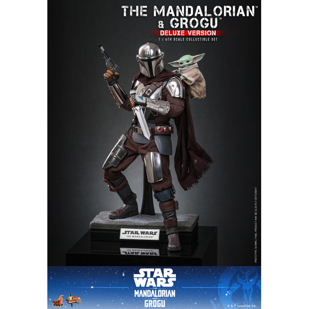 Movie Masterpiece Series MMS872 - The Mandalorian and Grogu (Deluxe Ver.) | Star Wars Series [Hot Toys]