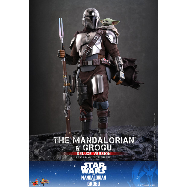 Movie Masterpiece Series MMS872 - The Mandalorian and Grogu (Deluxe Ver.) | Star Wars Series [Hot Toys]