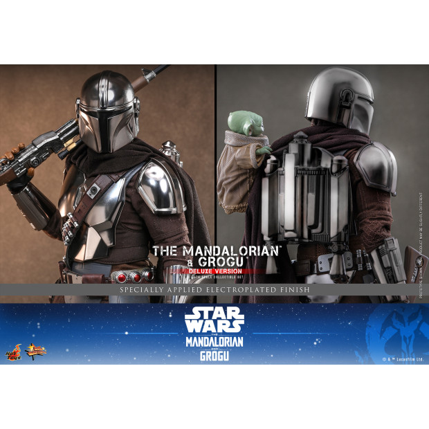 Movie Masterpiece Series MMS872 - The Mandalorian and Grogu (Deluxe Ver.) | Star Wars Series [Hot Toys]
