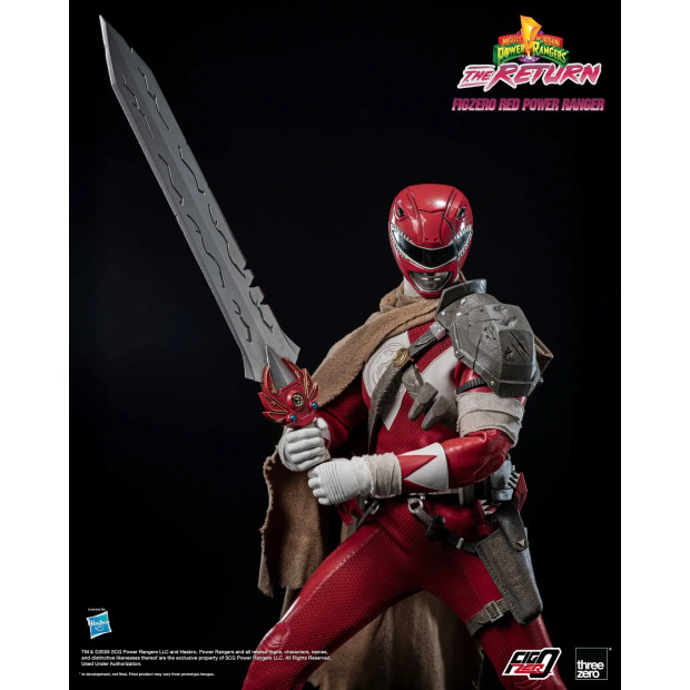 FigZero 1/6th Scale Collectible Figure - Red Ranger | Mighty Morphin Power Rangers [Threezero]