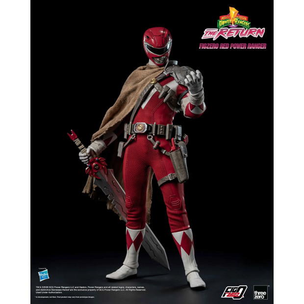 FigZero 1/6th Scale Collectible Figure - Red Ranger | Mighty Morphin Power Rangers [Threezero]