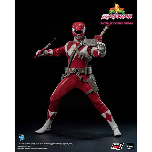 FigZero 1/6th Scale Collectible Figure - Red Ranger | Mighty Morphin Power Rangers [Threezero]