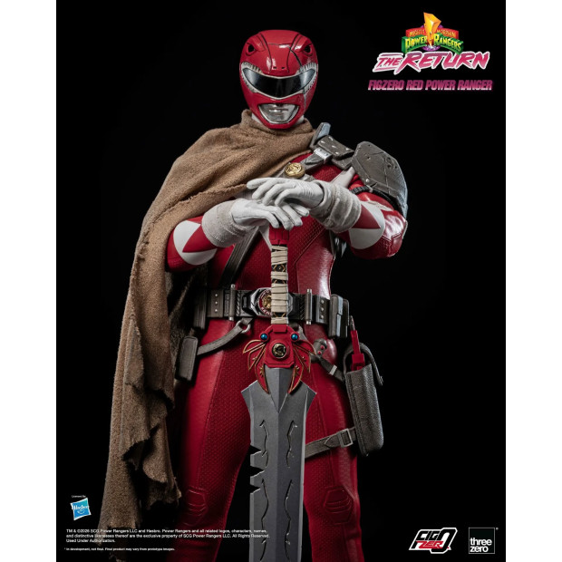 FigZero 1/6th Scale Collectible Figure - Red Ranger | Mighty Morphin Power Rangers [Threezero]