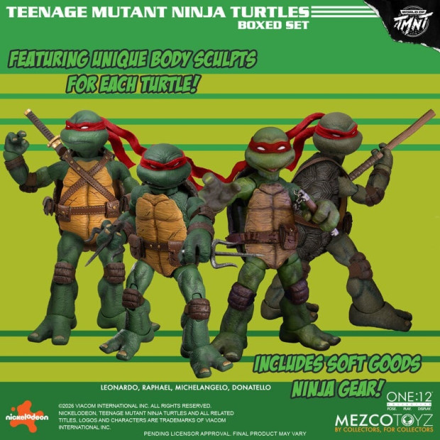 ONE:12 Collective - Teenage Mutant Ninja Turtles Boxed Set | TMNT [Mezco]