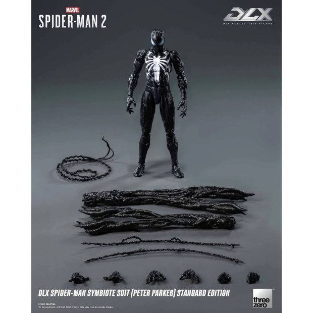 DLX Collectible Figure - Spider-Man Symbiote Suit (Peter Parker) Standard Edition | MARVEL [Threezero]