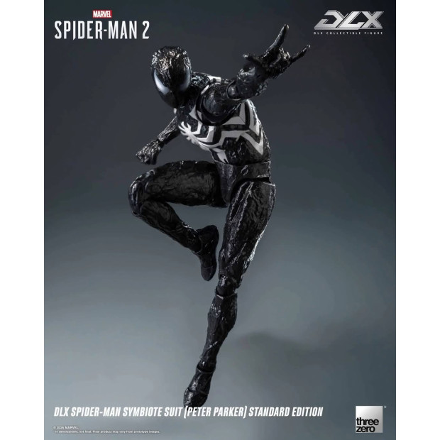 DLX Collectible Figure - Spider-Man Symbiote Suit (Peter Parker) Standard Edition | MARVEL [Threezero]