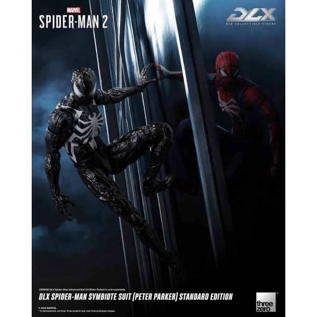 DLX Collectible Figure - Spider-Man Symbiote Suit (Peter Parker) Standard Edition | MARVEL [Threezero]
